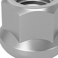 Foto do Porca flangeada M8 inox — Solarfix — detalhe ampliado